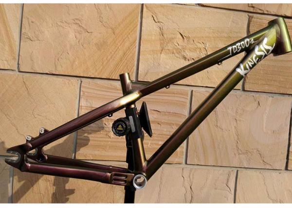 26er Alumínio BMX Dirt Jump Bike Frame Reforçado 100-120mm Viagem