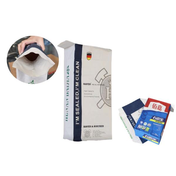 Клапан Kraft бумажный наклеенный кладет 20kg в мешки 25kg обессолил порошок Whey