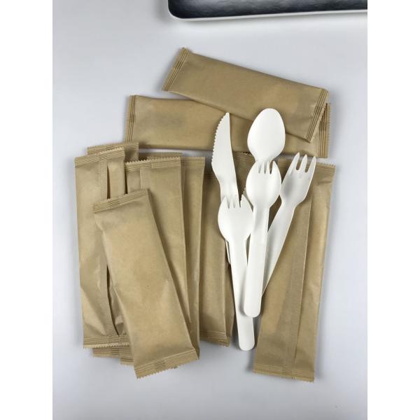 Paper Cutlery Covers Eco Friendly Customized Kraft Bags for Everyday Dining
