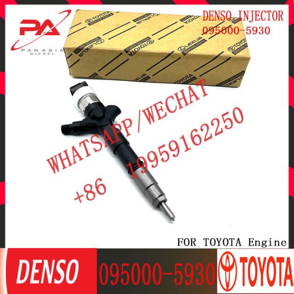 common rail injector 095000-5930 for toyota truck diesel pump injector 23670-09060 for toyota high pressure engine