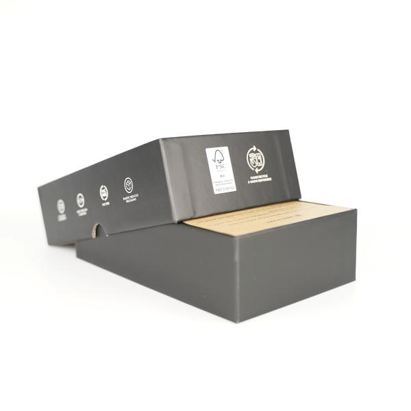 カスタマイズされた色 リサイクル可能な蓋とベースボックス 電子製品 無線充電器 梱包ボックス