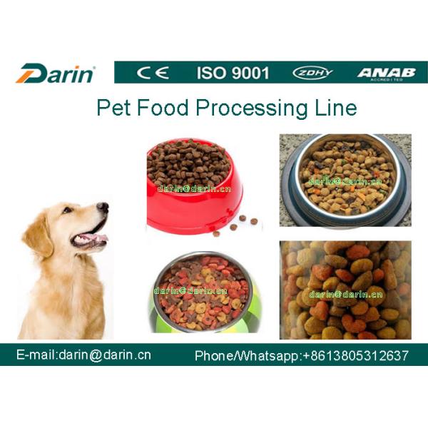 Máquina da extrusora dos alimentos para animais de estimação do bom desempenho inteiramente contínua e automática