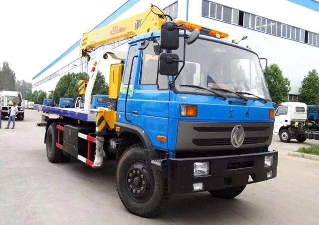 Dongfeng Recovery Towing Trucks Road Accident Rescue Truck with 40t Crane 360degree Rotation Wrecker Tow Truck