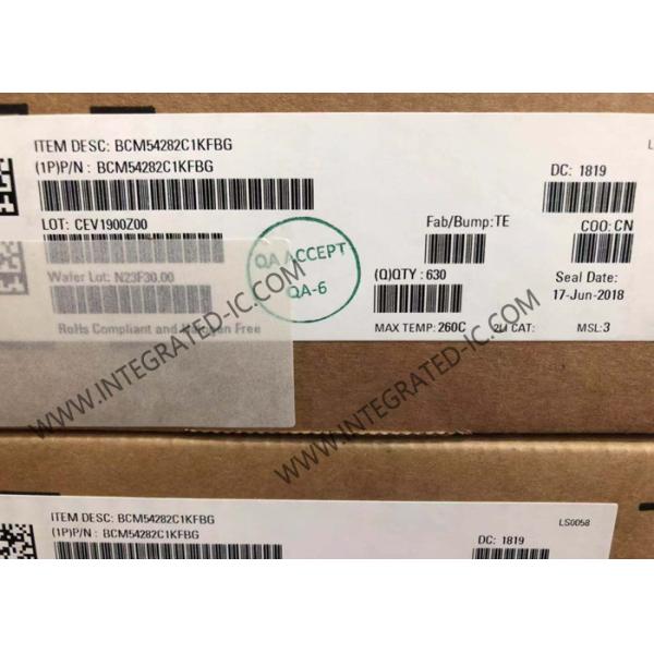 BCM54282C1KFBG Ethernet IC Transceptor Gigabit Ethernet de puerto octal con interfaz QSGMII