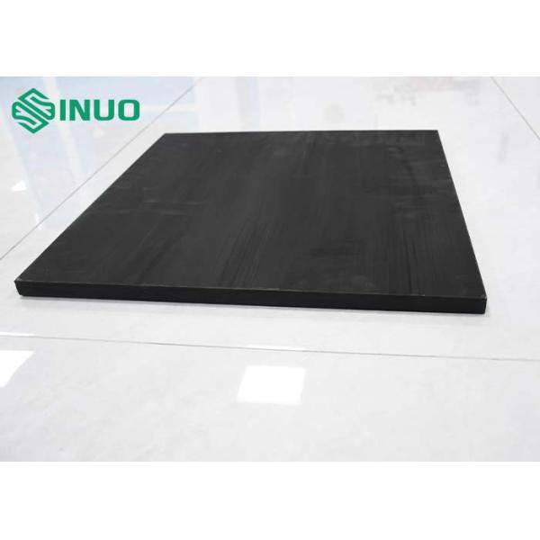 IEC 60335-1 Anexo G 20 mm de espesor Matte Black Tabla de madera pintada 500 × 500 mm