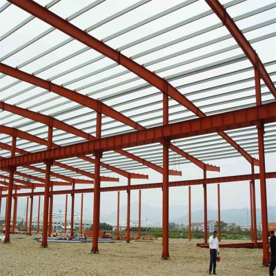 Q235B Single Bay Portal Frame Punching Portal Steel Structure CAD For Hall Shed