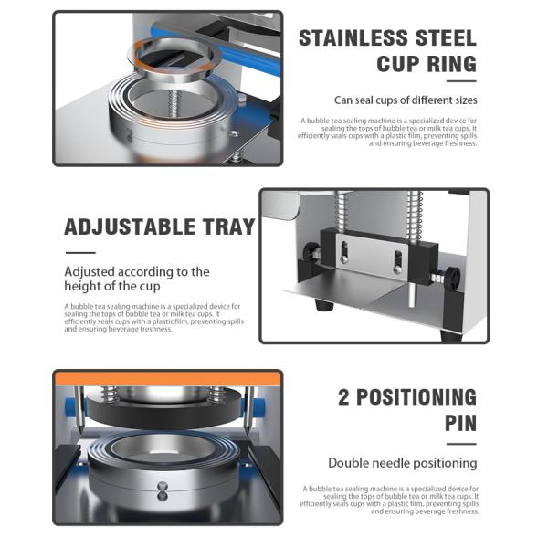 Бульба чайная чашка уплотнитель упаковочная машина 205*265*490 мм чашки уплотнитель машина вместимостью 1 чашка