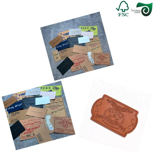 FSC 0,55 mm épaisseur papier durable lavable rouleaux de tissu jacron papier d'étiquette carton de papier kraft