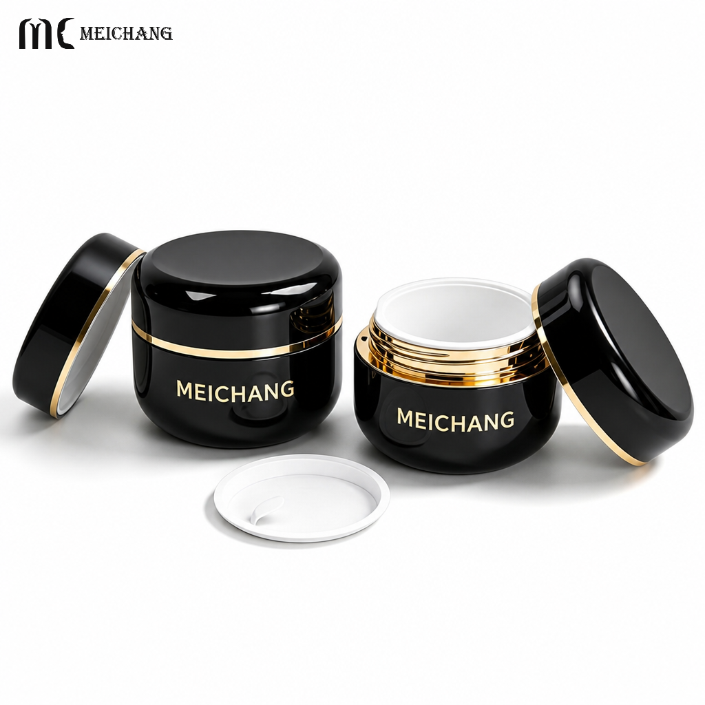 60g Refillable Cosmetic Jar with PP Replaceable Inner Liner(MC-P-562)