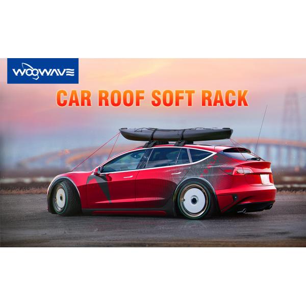 Portable Bag Included Woven Lable Logo Soft Kayak Roof Rack for All Cars