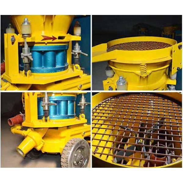 Машина Shotcrete желтого двигателя дизеля спрейера Gunite 5.5m3/H сухая