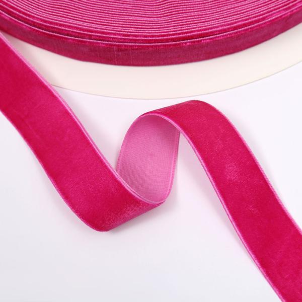 1 дюймовая красная бархатная лента проводная роскошная светло-синяя бархатная лента