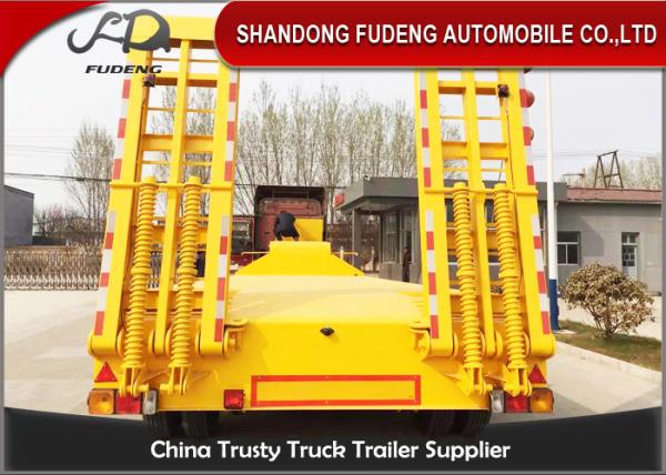 Multi-axle hydraulic Low Bed Trailers detachable gooseneck lowboy semi trailer 100 ton