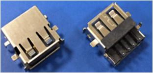 4pin AF Type USB2.0 Connector with 90 degreee dip foot