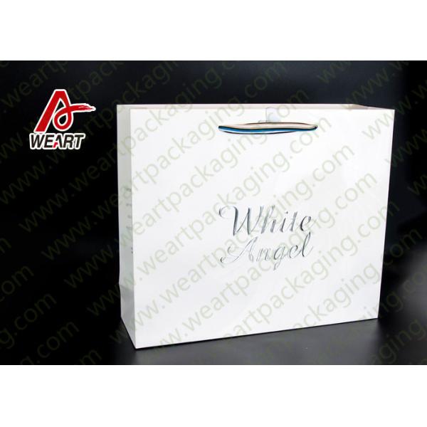 Boutique Application Small Art Paper Bags Funny Patten FCC / SGS Standard