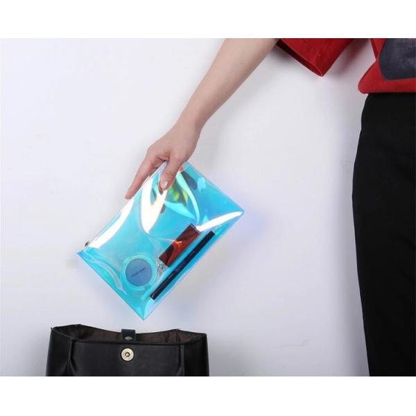 Eva Clear Vinyl Makeup Cosmetic Bag , Cosmetic Travel Bag Promotional