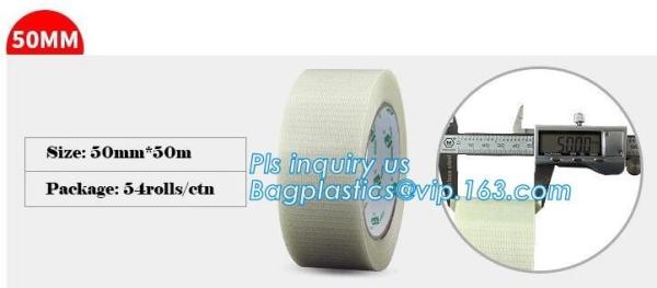 Filament/Fiberglass Tape,Mono line Filament Tapes,Promotional Filament Fiberglass Self-adhesive Tape bagease bagplastics
