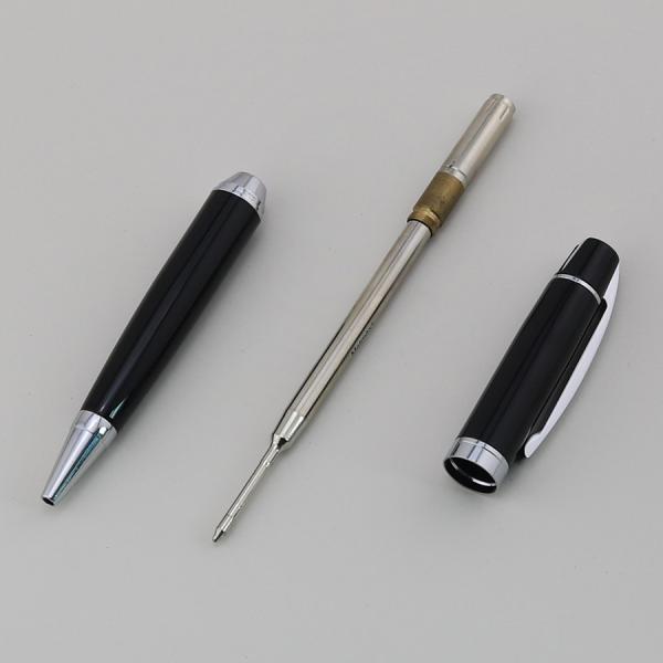 Business Office Metal Signature Pen 0.7mm Twist Type Aluminium Ball Pen