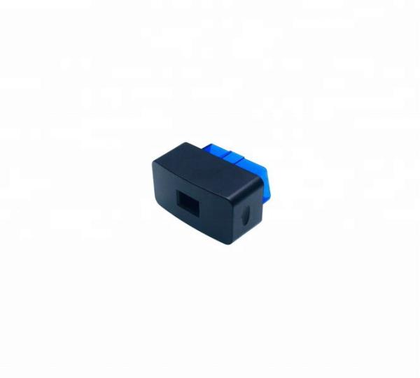 OBD2 OBDII Enclosure with J1962 OBD2 Male Connector and USB Cut-out