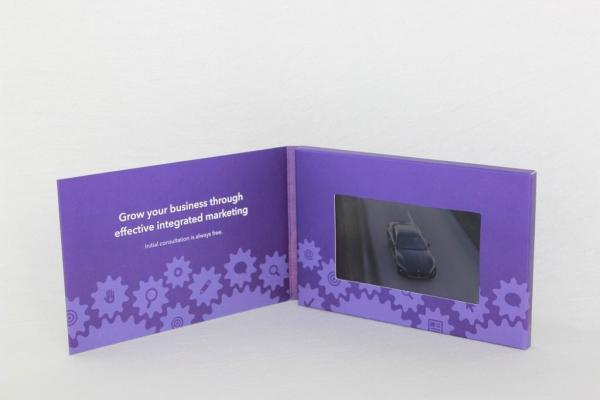 custom Full colors LCD Video Brochure for fastival , 4G / 8G lcd video card