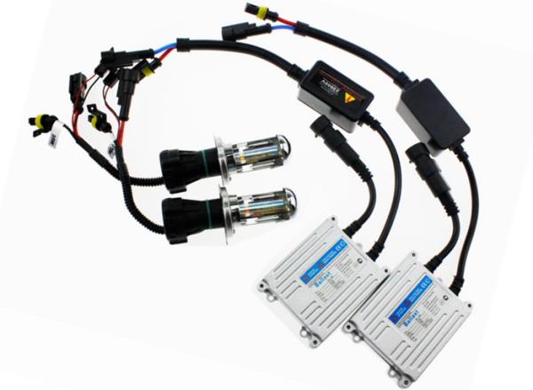55 Watt Xenon Hid Headlight Conversion Kit Full Glue / Natural Cooling