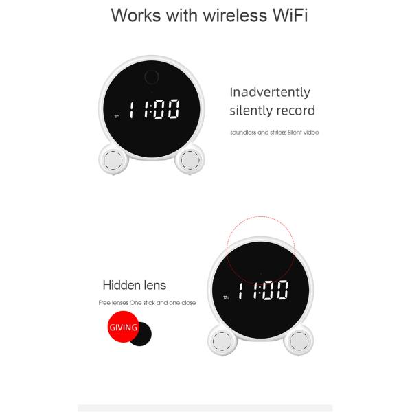 Tuya clock camera, tuya battery camera---keep your time and space in control