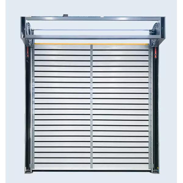 Metal Rolling High Speed Spiral Door Shutters Aluminum Alloy Anti Break Protection
