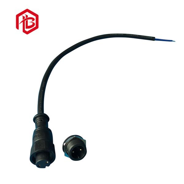 M16 Connecteur de prise de lampe LED extérieure métallique 6 broches fil étanche connecteurs mâles et femelles
