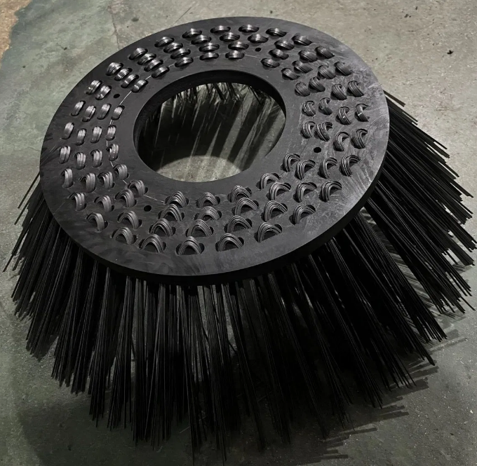 450mm Steel Wire Brush Disc for Road Sweeping and Vacuum Cleaning Vehicles