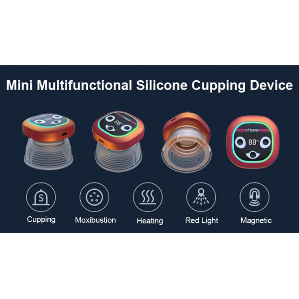 Fitdash Smart Cupping Therapy Massage with Type-C Power Mode 62*62*58mm Product Size