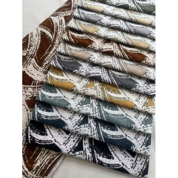 450GSM jacquard chenille fabric for sofa pillows