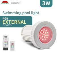 3W 70LM a mené les ABS RVB 280ma Dimmable des lumières SMD5050 de piscine