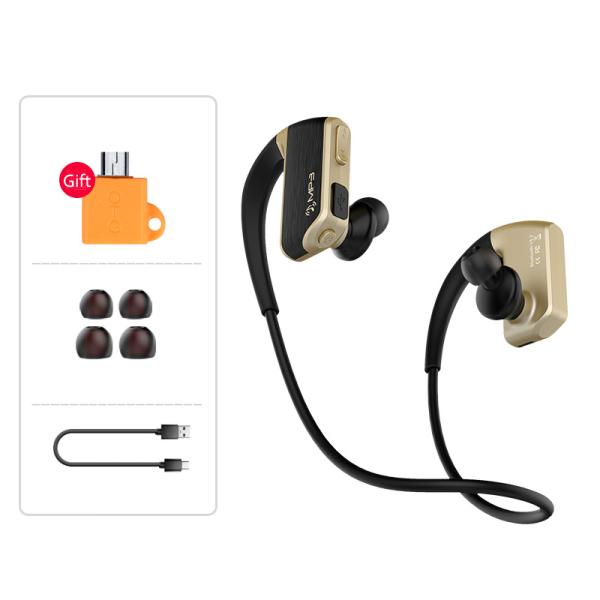 Compact Lightweight Shocking Sound Wireless Sports Bluetooth Sweat Proof Headphones Earphones