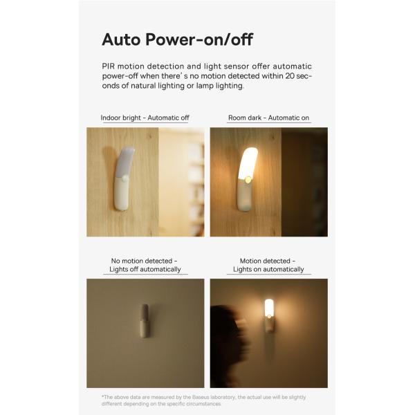 ABS Magnetic Body Induction Night Light PC USB Led Motion Night Light