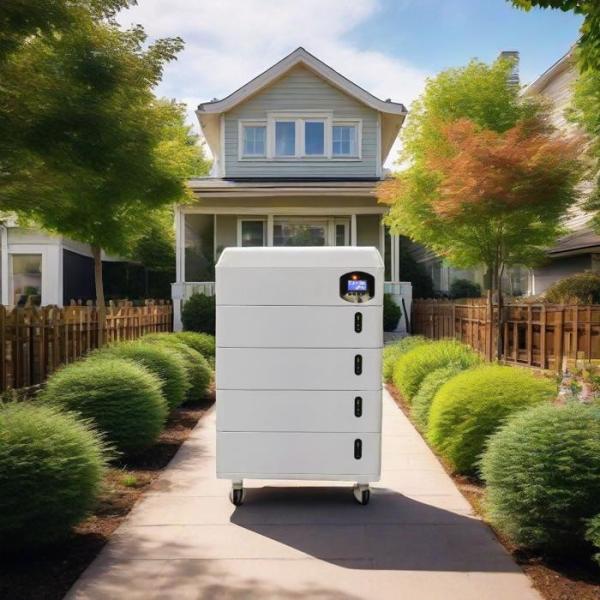 5KW All In One Home Solar Generator With 40.96kWh Stackable LiFePO4 Battery Backup