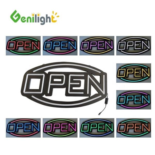 5000 Hours Working Lifetime LED OPEN Neon Sign for Advertising and Interior Decoration