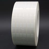 Étiquette adhésive de câble 8x25-12,5 mm 2 mil blanc mat translucide résistant à l'eau Étiquette de câble en vinyle