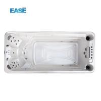Piscina de banho ao ar livre para jardim 5 metros piscina infinita spa banheira de hidromassagem com função de massagem