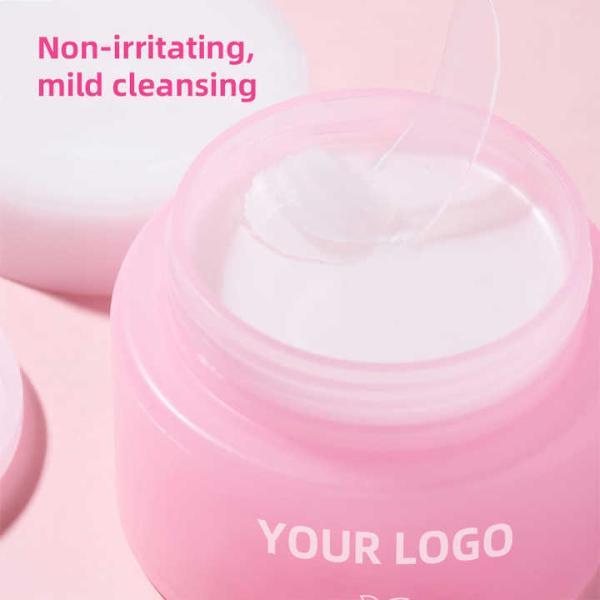 Marca privada crema de maquillaje vegetariana para quitar el maquillaje cuidado de la piel más profunda limpieza maquillaje remover purificante remover bálsamo