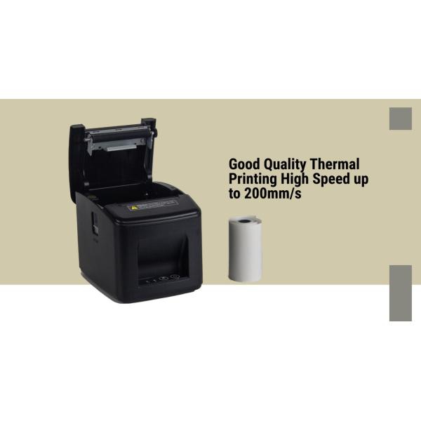 Скорость HDD-T80C Прямой тепловой квитанции принтер USB LAN POS Android интерфейс цветный стиль