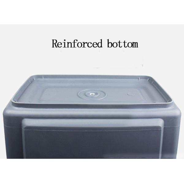 60 Litre Sort Shake Lid Outdoor Sanitation Plastic Trash Can Recycle Bin with Lid