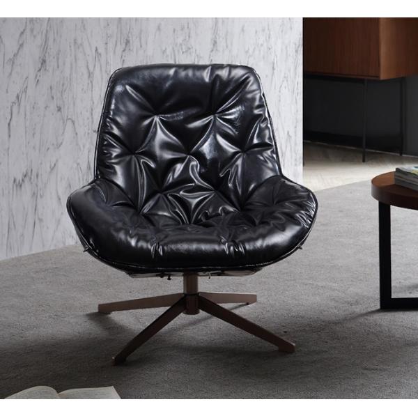 Industrial Modern Design Genuine Leather Leisure Chesterfields Single Seater Chair