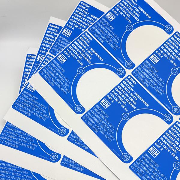 Weatherproof 	Household Essentials Labels Kiss Cut Matte BOPP Film