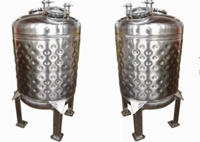 250L de aço inoxidável Dimple Jacket Tank For Cooling
