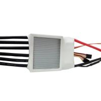 8S 100A RC 2 bondes sem escova em 1 ESC com psiquiatra preto do calor branco para o patim