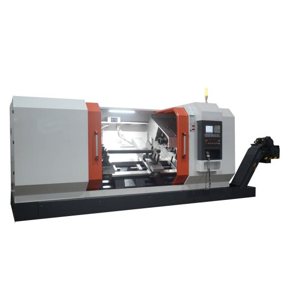 High Performance Dual Spindle Inclined Bed Machine For 20-100mm Machining