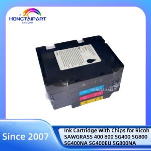 Empty Refillable Ink Cartridge With Chips For Ricoh SAWGRASS 400 800 SG400 SG800