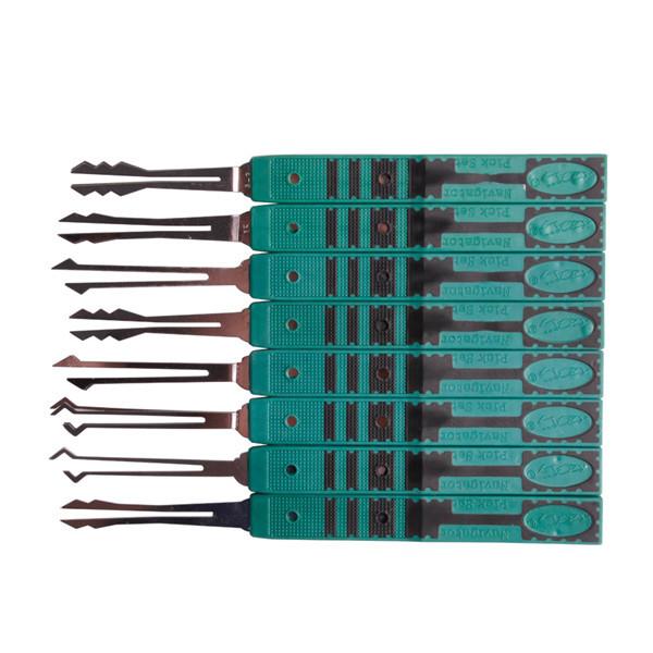 Hooked Auto Locksmith Tools KLOM South Korea 32 Lily Set Soft-plastic Handle