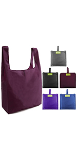 Reusable Grocery Bags，Large Washable Foldable Shopping Bags，Heavy Duty Tote Bags With Reinforced Handles