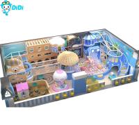Personalizado Parque de diversões para crianças Passeios de Papel Jogos Indoor Parque de Jogos Furo de Bola com Slide